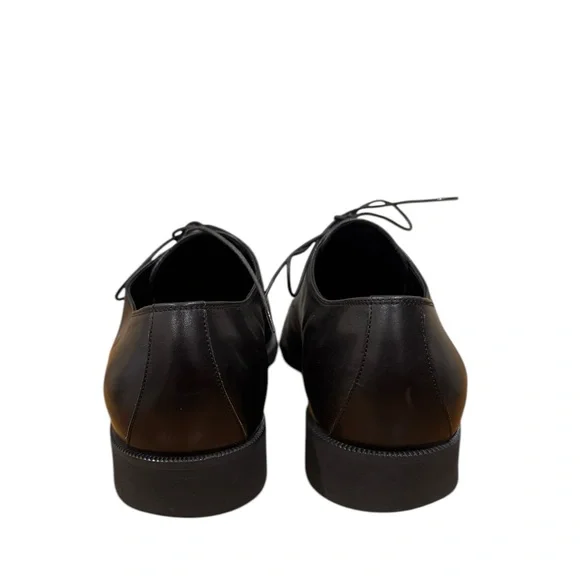 Ermenegildo Zegna Mens Black Laced Dress Shoes
